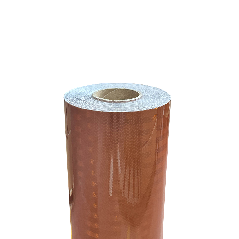 Brown High Intensity Prismatic Reflective Sheeting - 